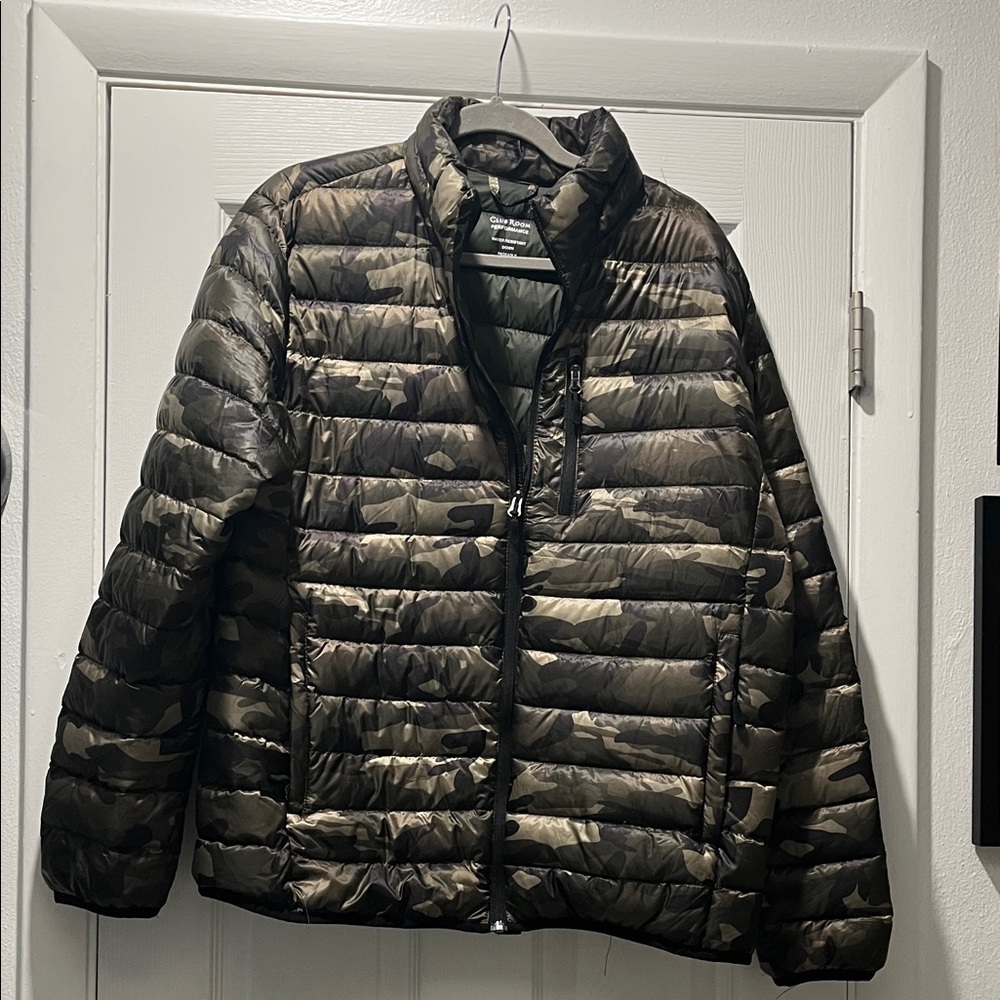 Men's Camouflage Puffer Jacket